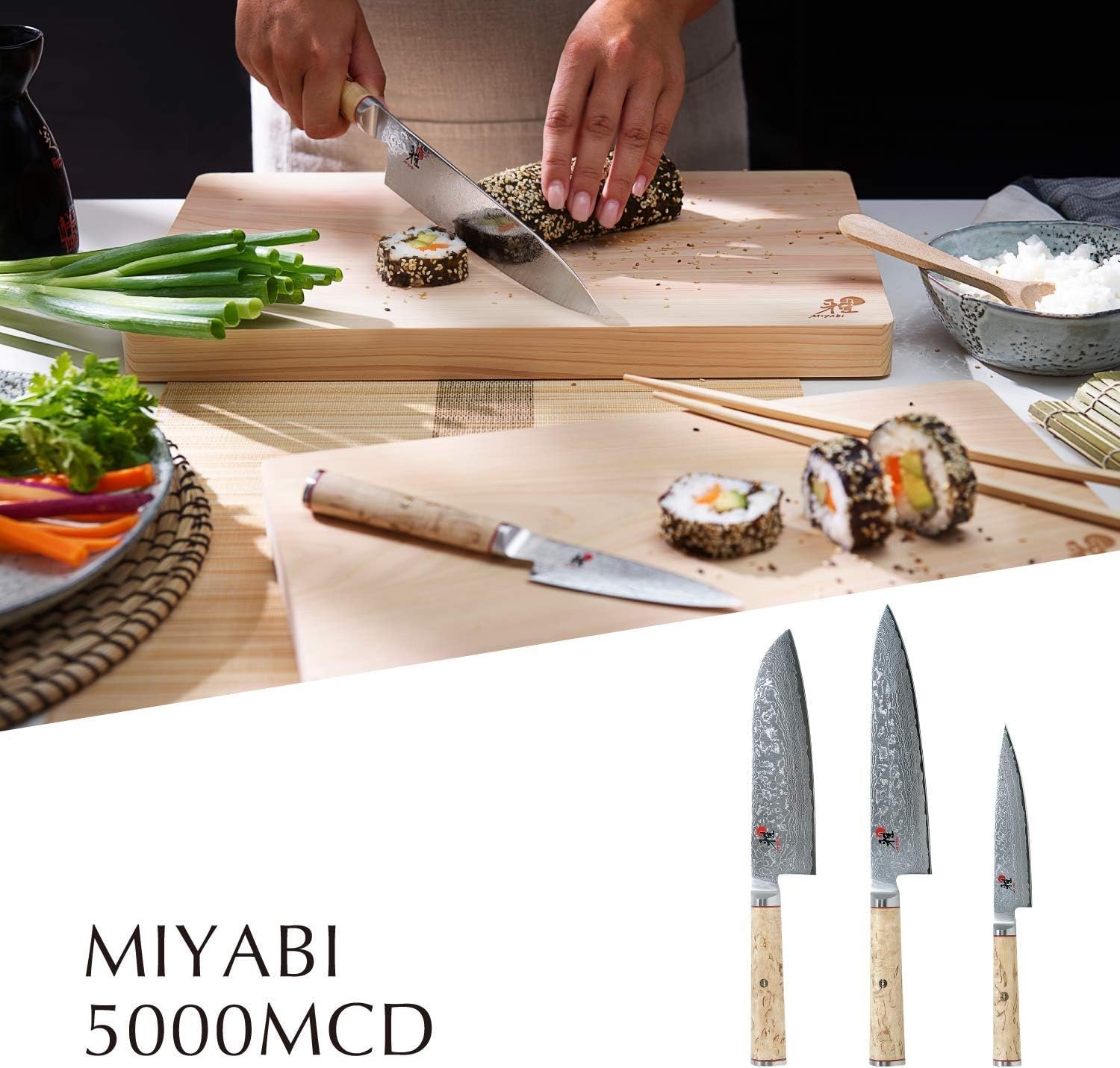 MIYABI 5000 MCD67 Cuchillo Japonés Sujihiki 24 cm