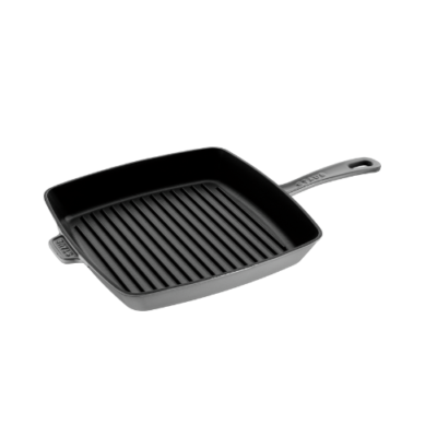 STAUB GRILL PANS Sartén Parrilla & Grill Americano Gris Grafito 30 cm, Hierro Fundido